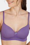 Zivame Padded Non Wired 3/4Th Coverage T-Shirt Bra - Imperial Palace — thumbnail 6